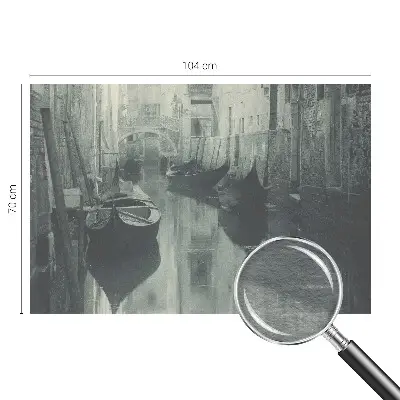 Kwalitatief fotobehang met een ontwerp van een oud kanaal