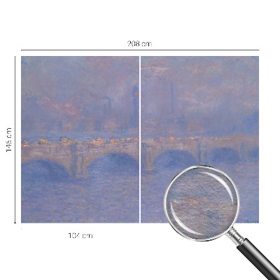 Sfeervol fotobehang Blauwe Brug