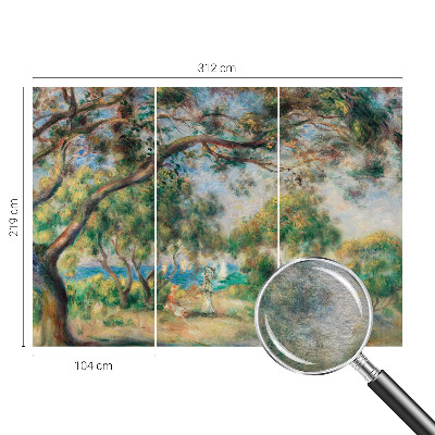 Uniek fotobehang met een kustlandschap