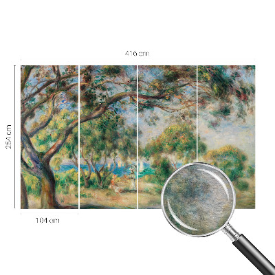 Uniek fotobehang met een kustlandschap