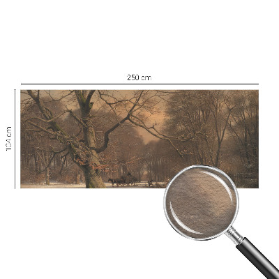 Vliesbehang fotobehang Winterlandschap