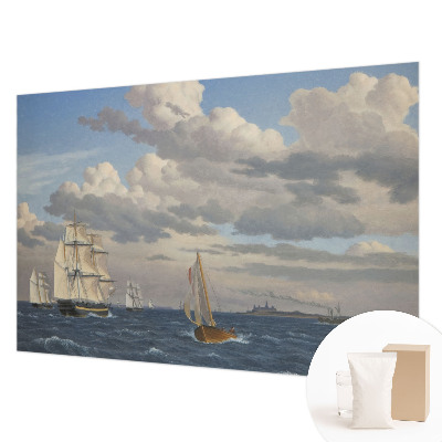 Groot fotobehang met een zeeavontuur-motief