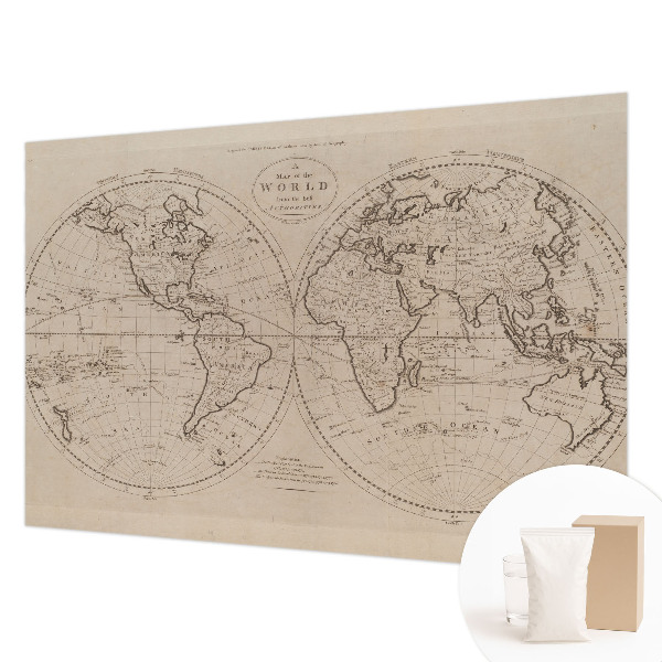 Fotobehang vliesbehang Oude kaart