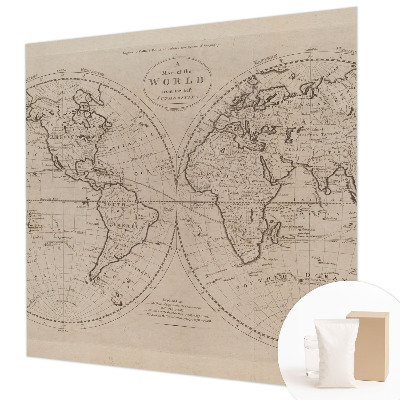 Fotobehang vliesbehang Oude kaart