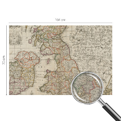 Fotobehang vlies Antieke kaart