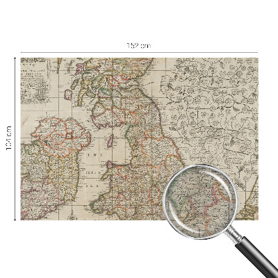 Fotobehang vlies Antieke kaart