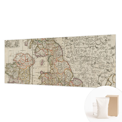 Fotobehang vlies Antieke kaart