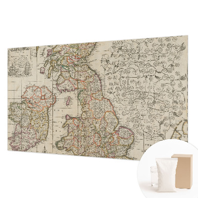 Fotobehang vlies Antieke kaart