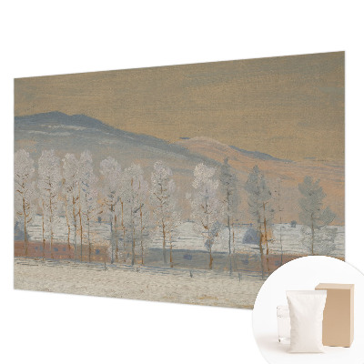Fotobehang Winterlandschap