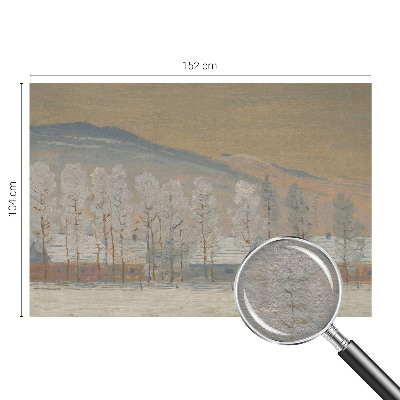 Fotobehang Winterlandschap