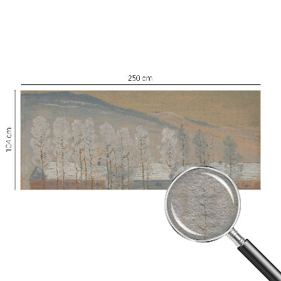 Fotobehang Winterlandschap