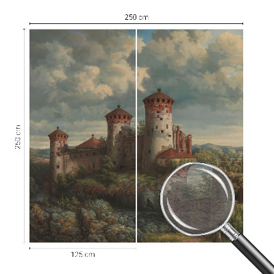 Vliesbehang fotobehang woonkamer Romantisch landschap