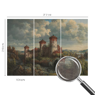 Vliesbehang fotobehang woonkamer Romantisch landschap