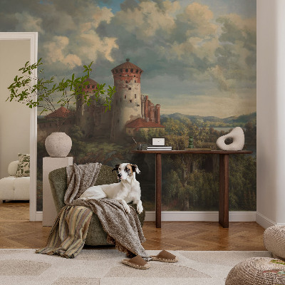 Vliesbehang fotobehang woonkamer Romantisch landschap