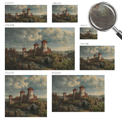 Vliesbehang fotobehang woonkamer Romantisch landschap