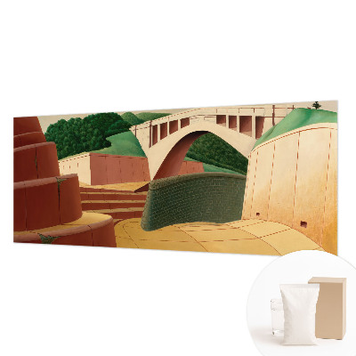 Vlies fotobehang op maat Vreedzaam landschap