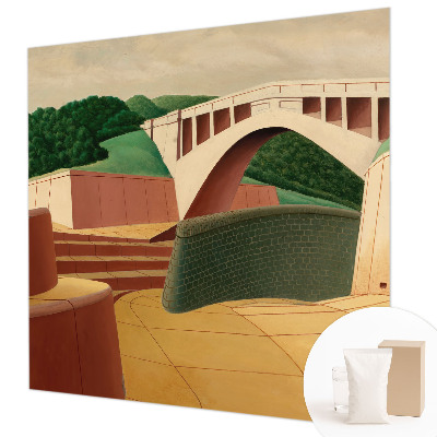 Vlies fotobehang op maat Vreedzaam landschap