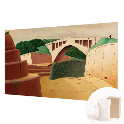 Vlies fotobehang op maat Vreedzaam landschap