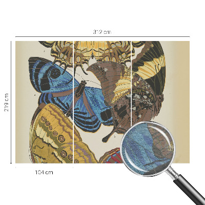 Muur behang Vlinders als inspiratiebron