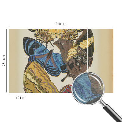 Muur behang Vlinders als inspiratiebron