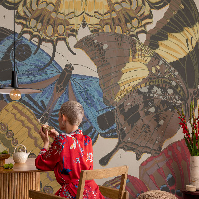 Muur behang Vlinders als inspiratiebron