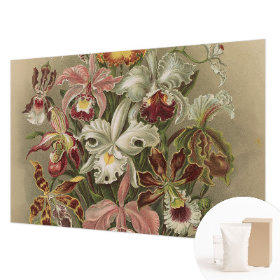 Behang met print met bloemmotief voor een elegante uitstraling
