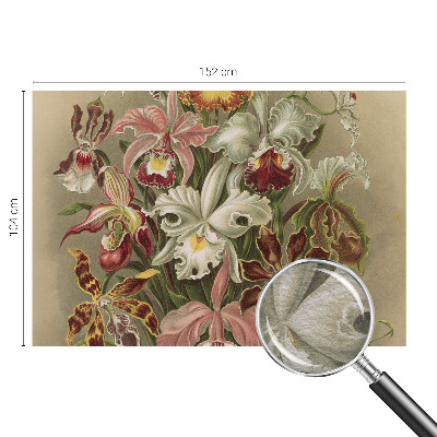 Behang met print Bloemige elegantie