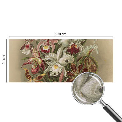 Behang met print Bloemige elegantie