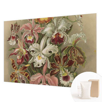 Behang met print Bloemige elegantie