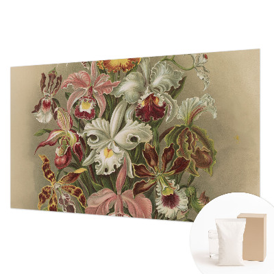 Behang met print met bloemmotief voor een elegante uitstraling