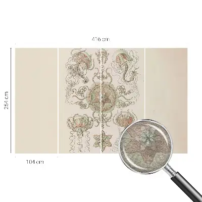 Foto behang op maat met een onderwaterwereld-design