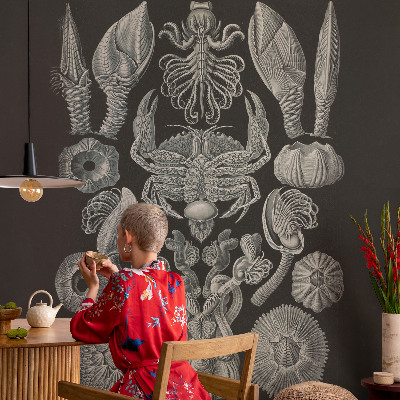 Naadloos fotobehang Onderwatervormen