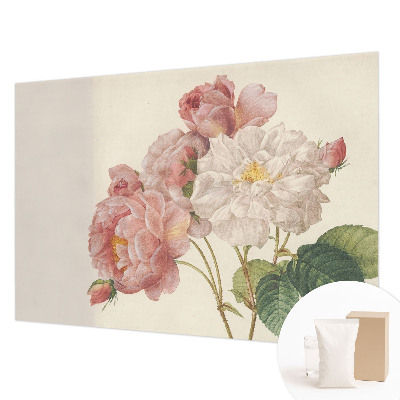 Fotobehang voor slaapkamer met romantische rozen