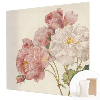 Fotobehang voor slaapkamer met romantische rozen