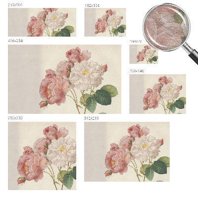 Fotobehang voor slaapkamer met romantische rozen