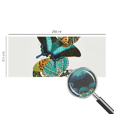 Fotobehang voor de woonkamer Kleurrijke vlinders