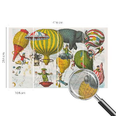 Luxe fotobehang Ballonvaart