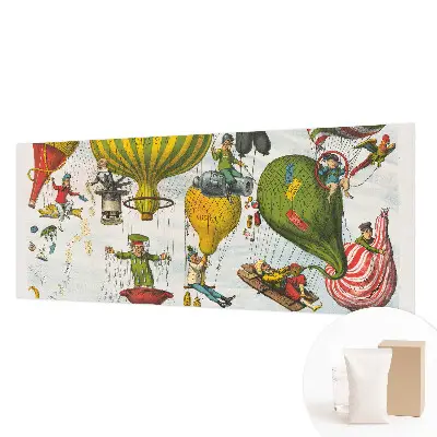 Luxe fotobehang met motief van een ballonvaart