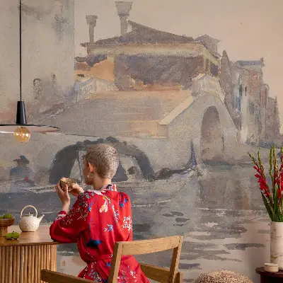 Fotobehang vlies met het motief 'Venetiaanse harmonie'