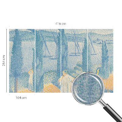 Vlies fotobehang op maat Luie dag