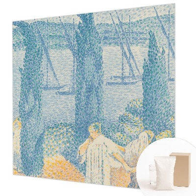 Vlies fotobehang op maat Luie dag