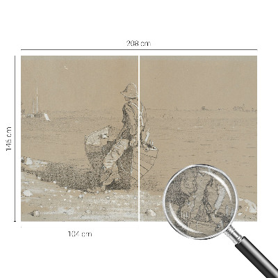 Hoogwaardig fotobehang Nostalgische scène