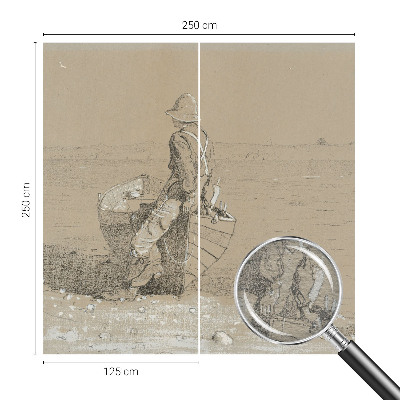 Hoogwaardig fotobehang Nostalgische scène