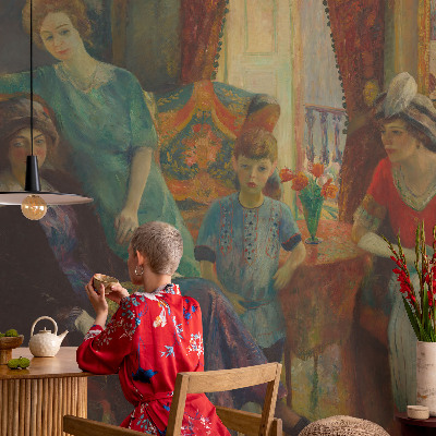 Sfeervol fotobehang met klassieke elegantie
