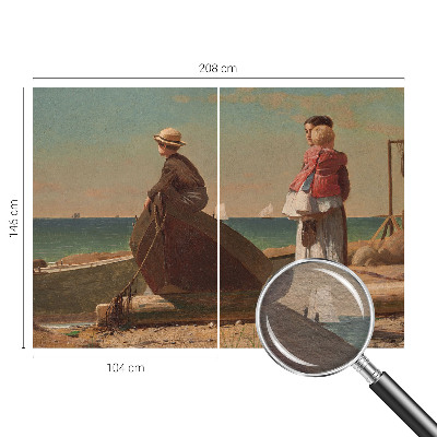 Vliesbehang fotobehang woonkamer Zeegezicht