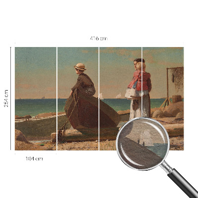 Vliesbehang fotobehang woonkamer Zeegezicht