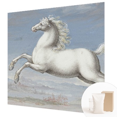 Kwalitatief fotobehang met een paardenhindernis-motief