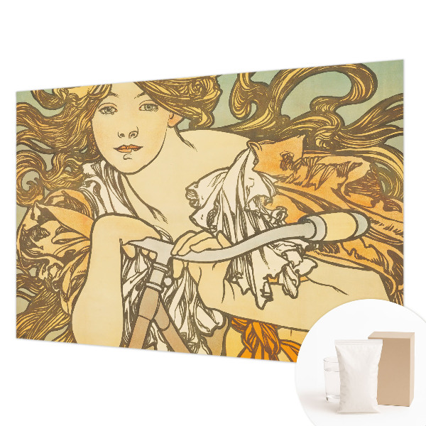 Uniek fotobehang met lentetinten en elegante bloemenprint