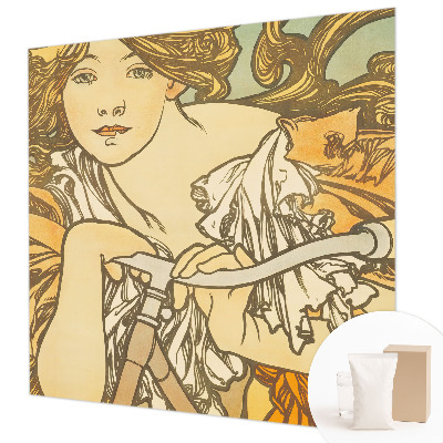 Uniek fotobehang met lentetinten en elegante bloemenprint