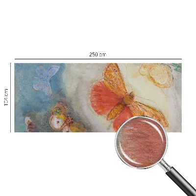 Vlies fotobehang Kleurrijke vlinders